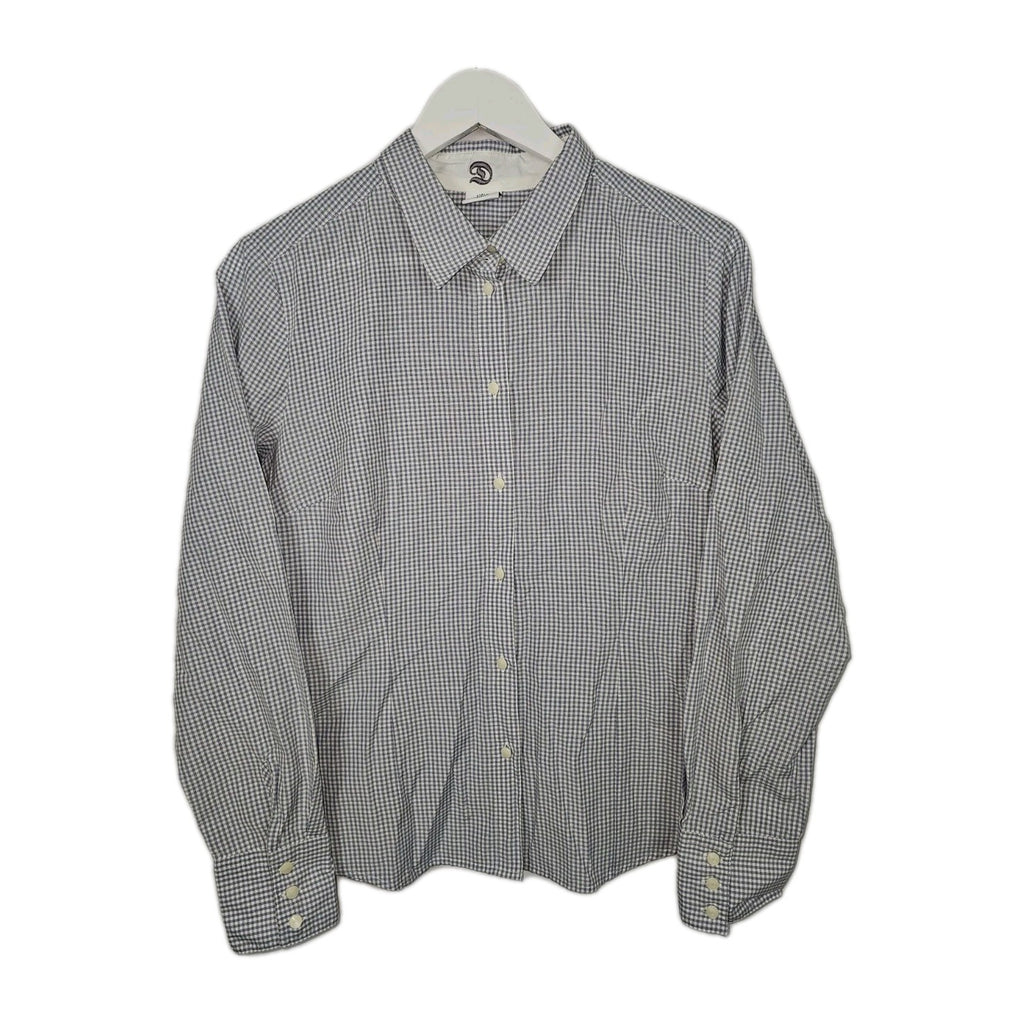 EK11121 Damen Bluse von Distler, blau-weiß, Gr.400