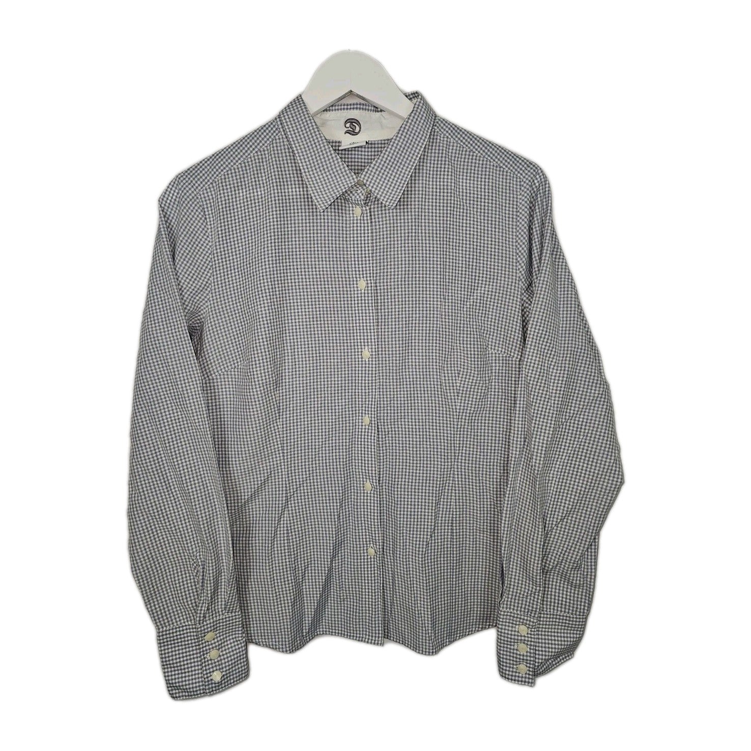 EK11121 Damen Bluse von Distler, blau-weiß, Gr.400