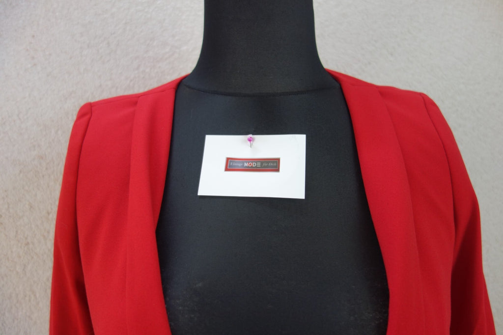 EK2505 Damen Blazer von Taifun, rot, Gr. 341
