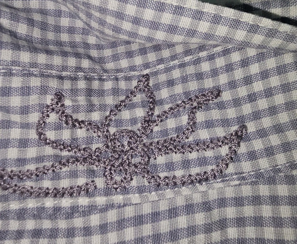 EK11121 Damen Bluse von Distler, blau-weiß, Gr.403