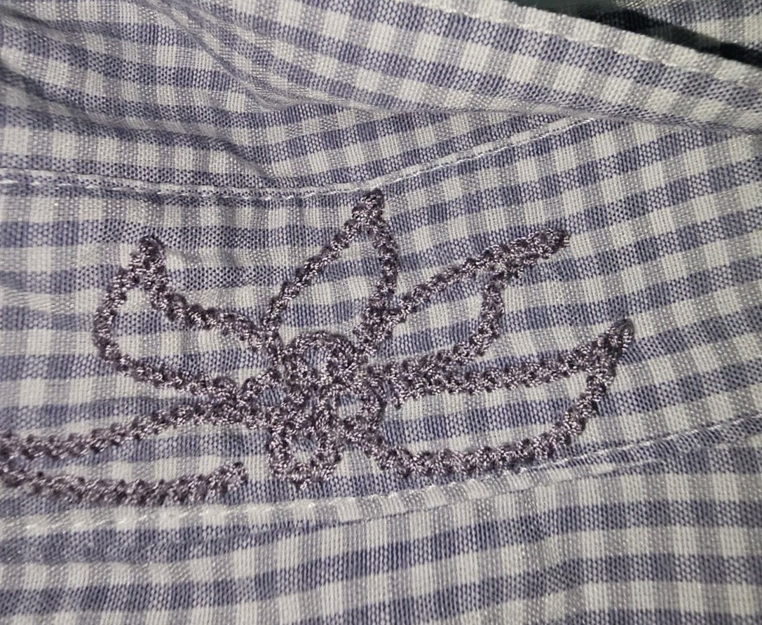 EK11121 Damen Bluse von Distler, blau-weiß, Gr.403