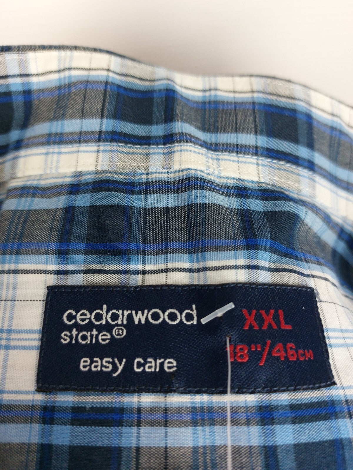 EK5166 Blau-gestreiftes Hemd von Cedar Wood State für Herren, Gr. XXL6