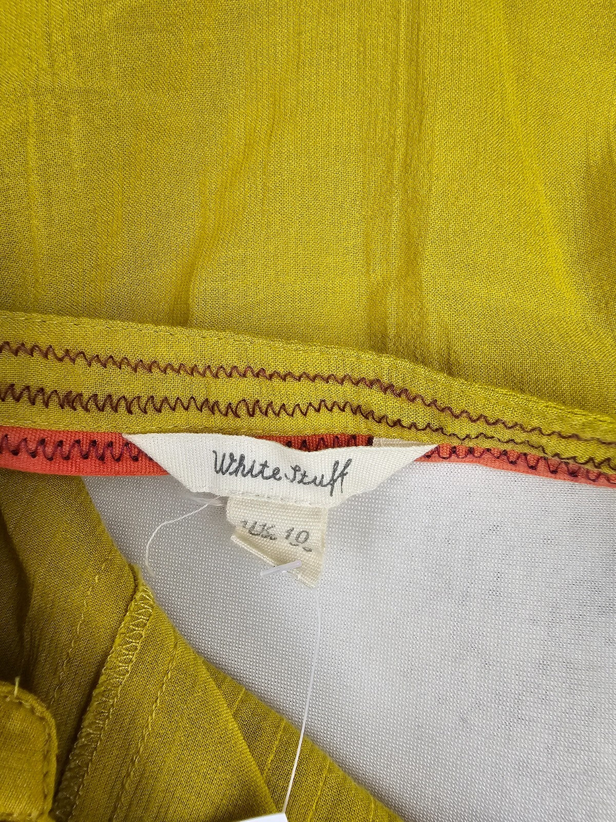 EK5051 Damen Bluse von White Stuff, senfgelb, Gr. 386