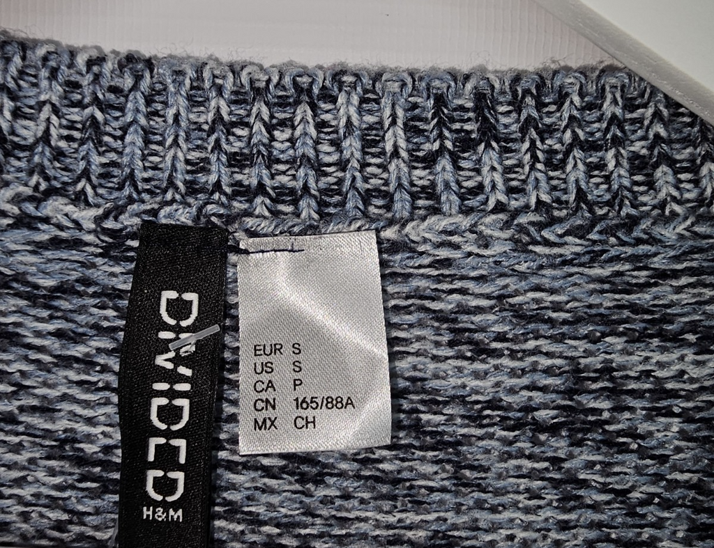 EK7790 Damen Pullover von H&M, blau, Gr.S2