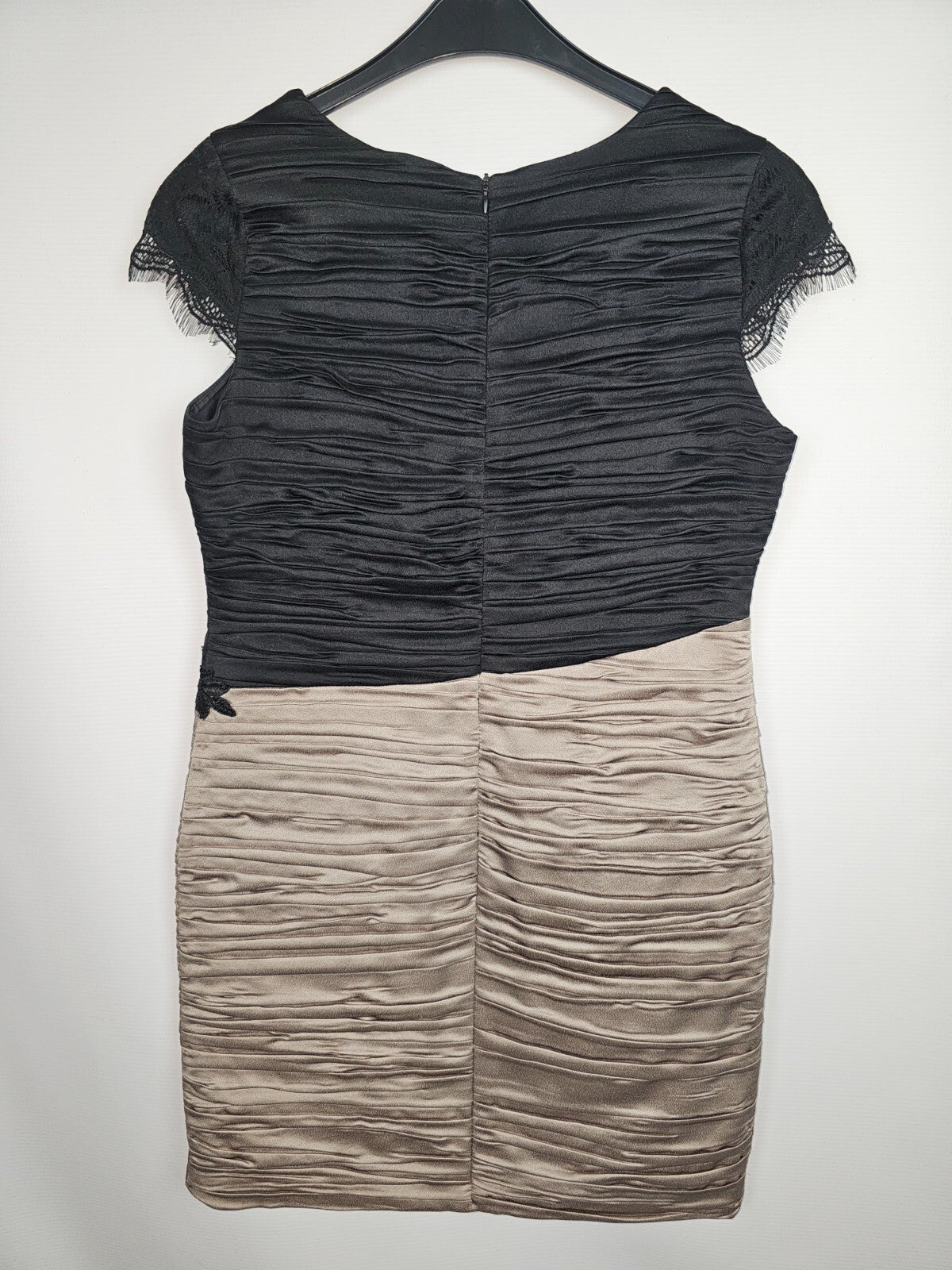 EK2537 Damen Kleid von MONA , Graubeige-schwarz, Gr.. s5