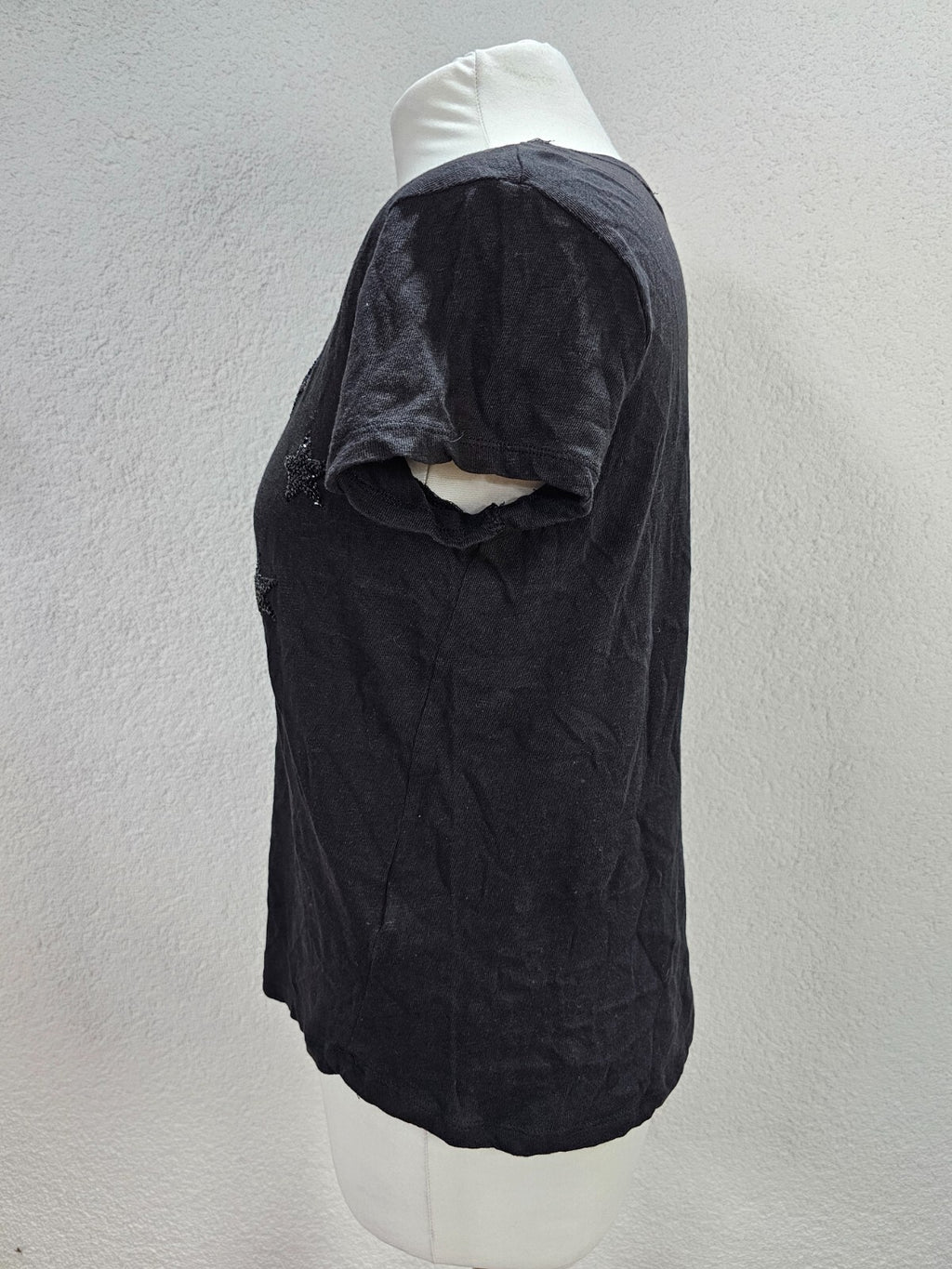 EK5477 Damen T-Shirt von Zara, schwarz, gr. M3