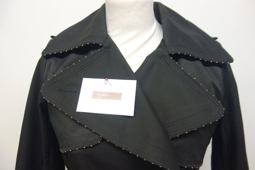 EK2736 Damen Mantel von H&M, schwarz, Gr. 361
