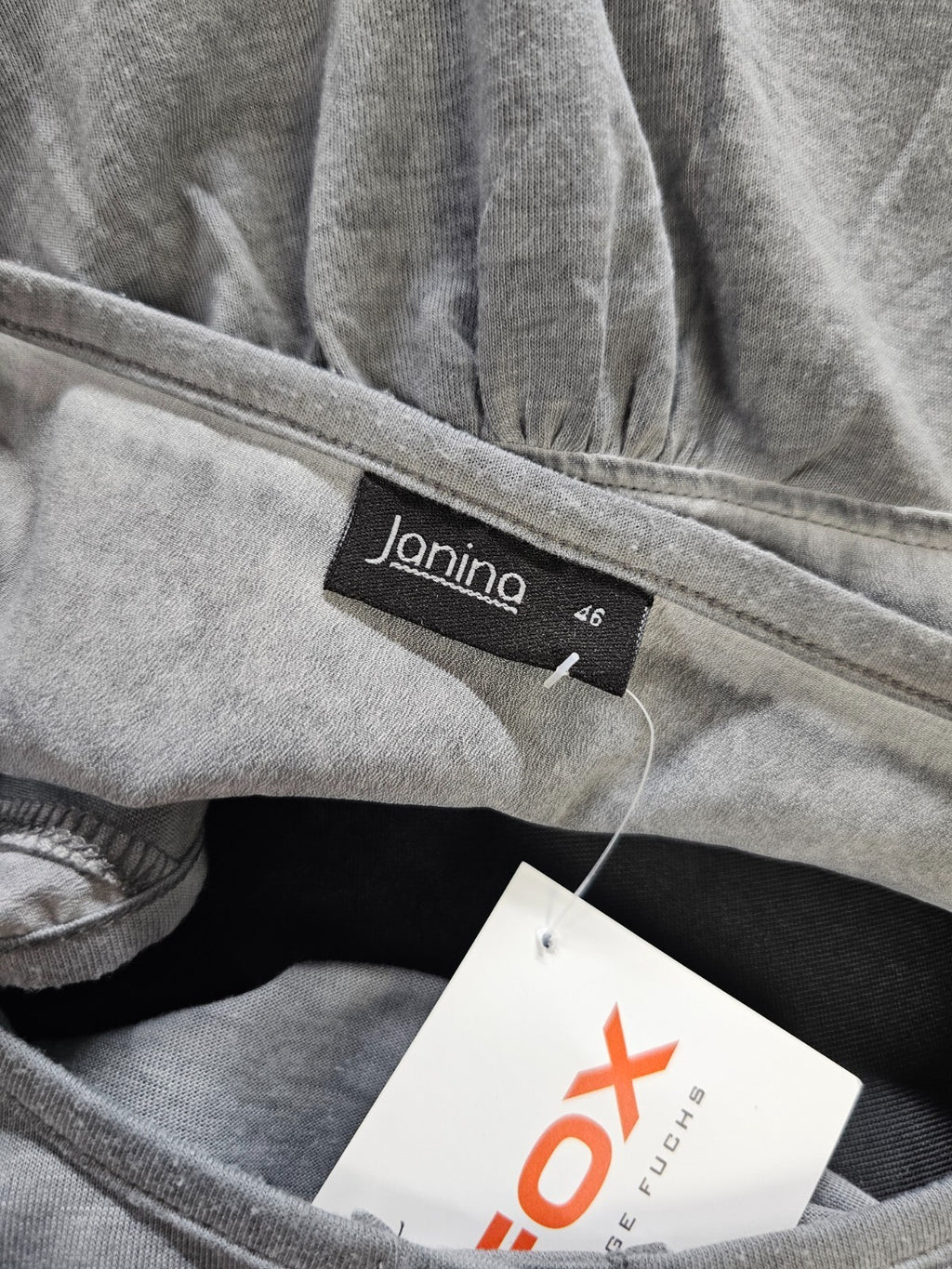 EK5189 Damen Shirt von Janina, grau, Gr. 464
