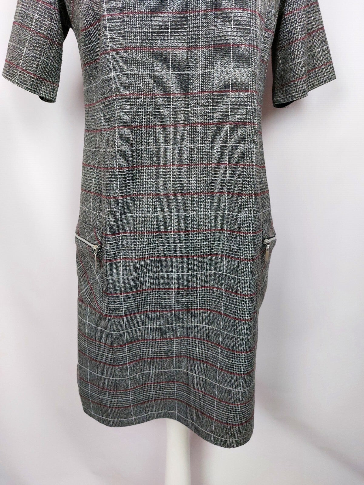 EK4866 Damen Kleid von Apricot, grau, Gr. S2