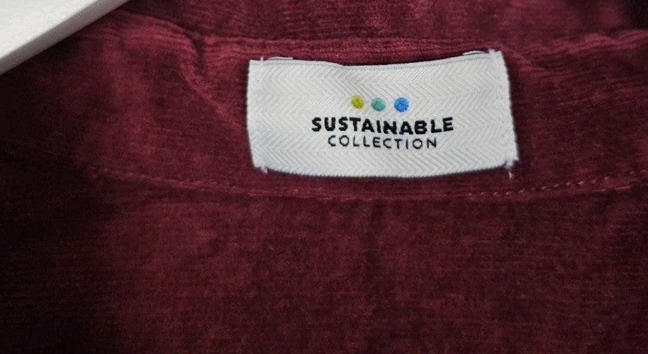 EK9288 Damen Bluse Sustainable Gr.M Rot1