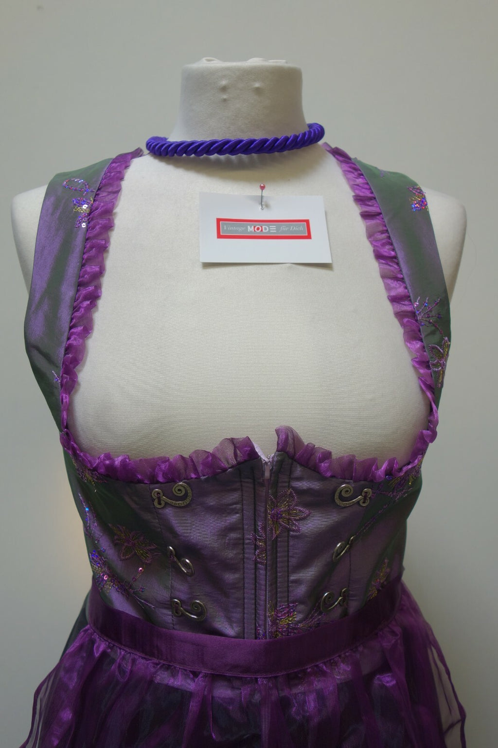 EK0653 Damen Dirndl von Hammerschmid, lila, 362
