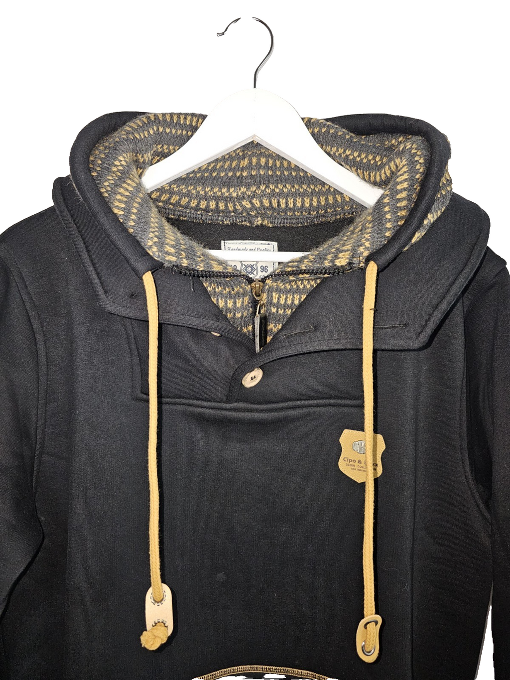 EK7723 Herren Pullover von Cipo&Baxx, schwarz, Gr.M1