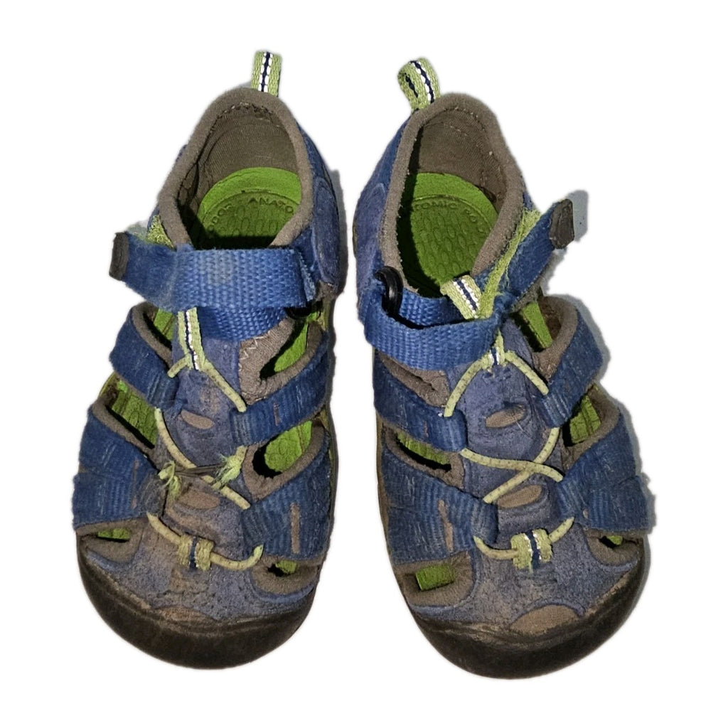 ES909 Jungen Halbschuh von Keen, grün-blau, Gr.23 (Größentabelle)1