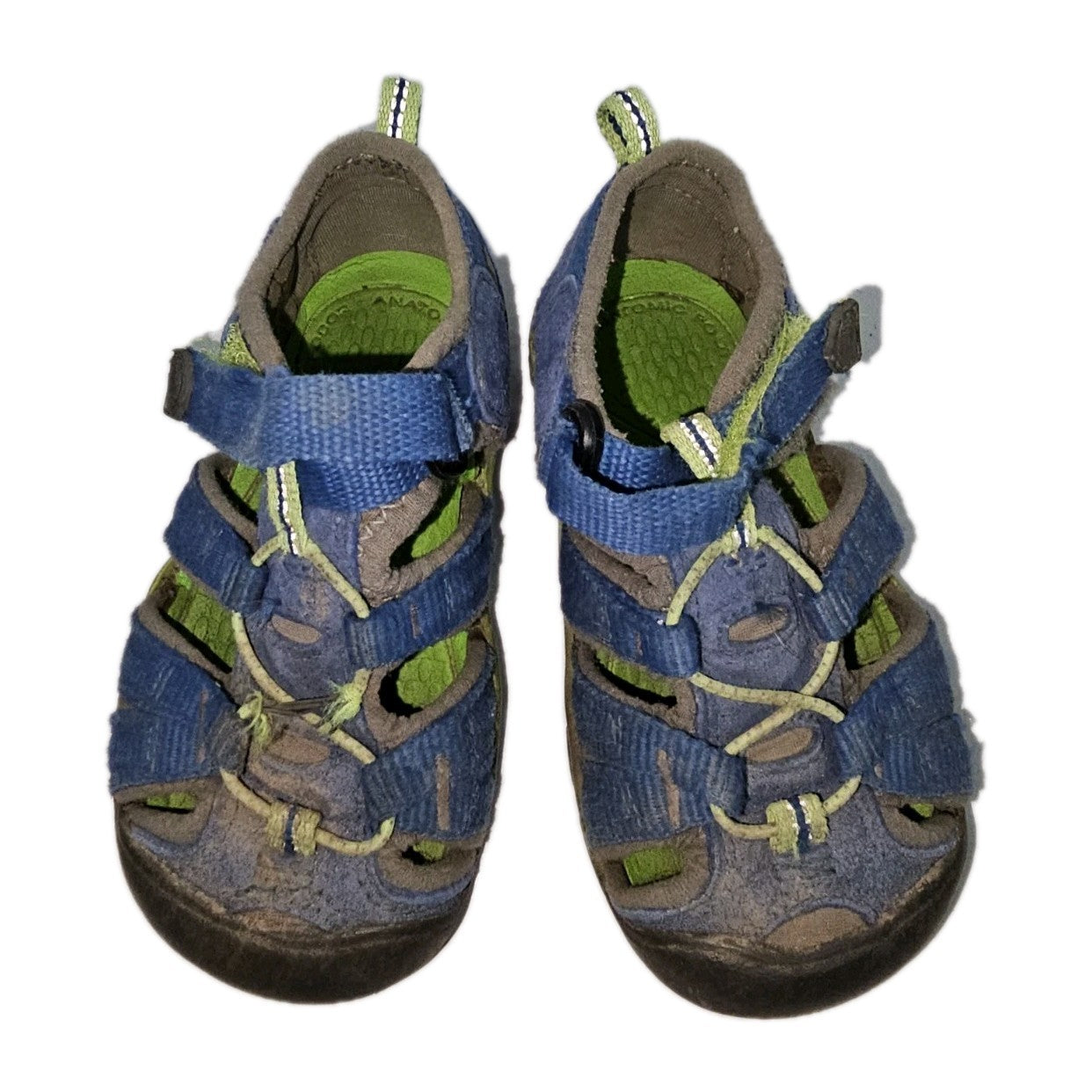 ES909 Jungen Halbschuh von Keen, grün-blau, Gr.23 (Größentabelle)1