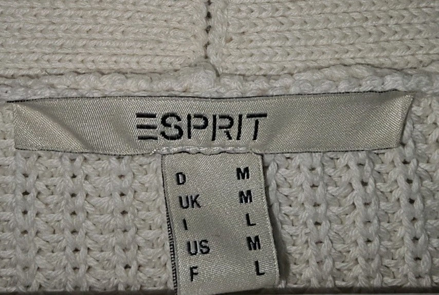 EK8804 Damen Strickjacke von Esprit, Cremeweiß, Gr.M1