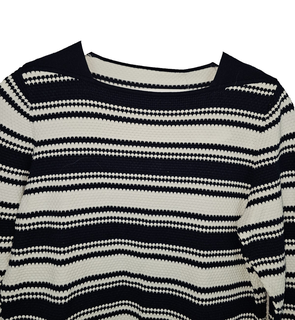 EK7814 Damen Pullover, blau-weiß, Gr.M1