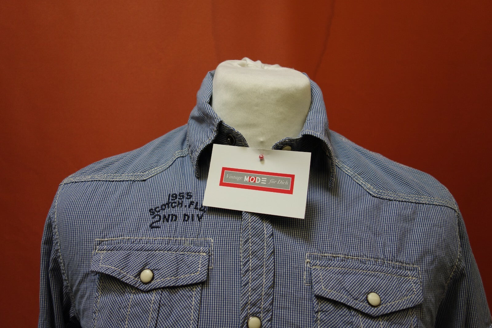 EK0243 Herren Hemd von Scotch & Soda, M, kariert1