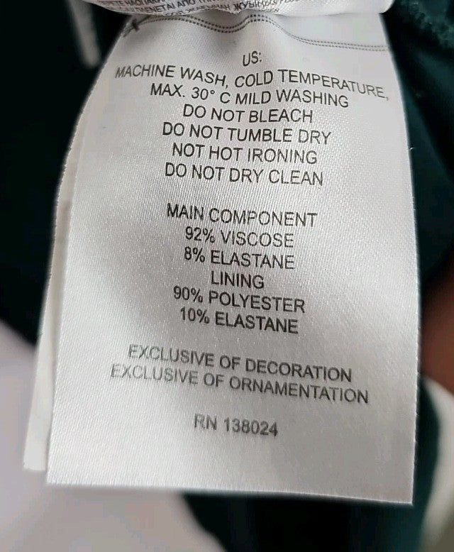 EK9548 Damen Kleid Amisu Gr.38 Grün3
