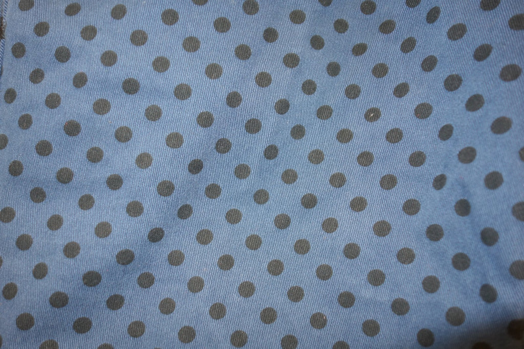 EK1038 Damen Hose von Tom Tailor, blau mit Punkten, Gr. 1642