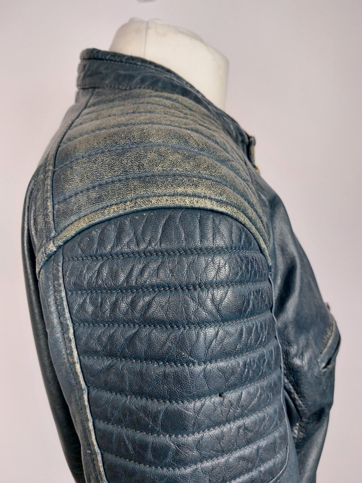 EK4794 Damen Lederjacke von Superior, blau, Gr. M13