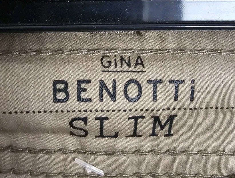 EK11121 Damen Hose Gina Benotti Gr.42 Braun Hosenbund 43cm1