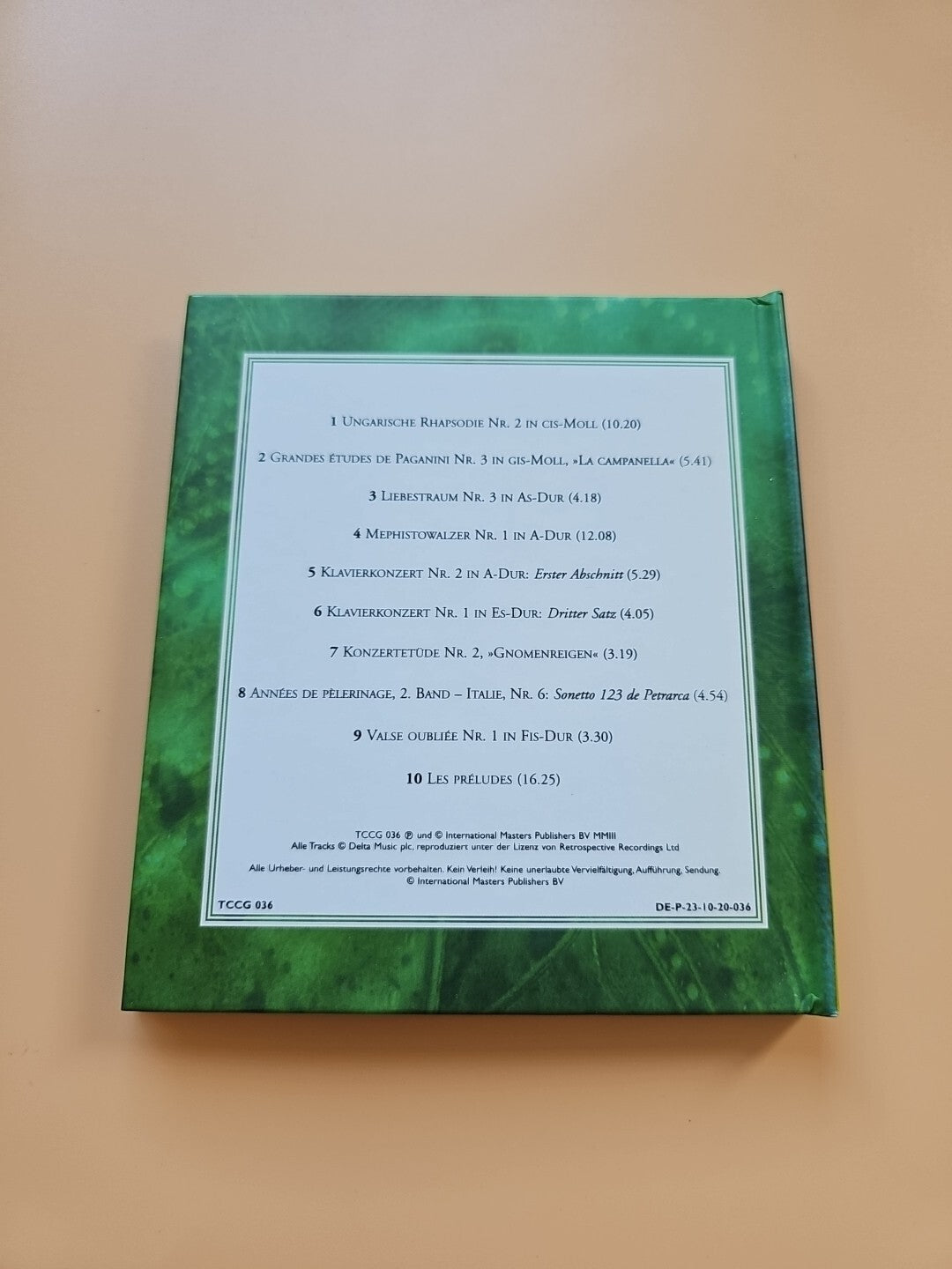 Die grossen Komponisten: LISZT - Grandiose Tastenspiele (Buch + CD) 2851