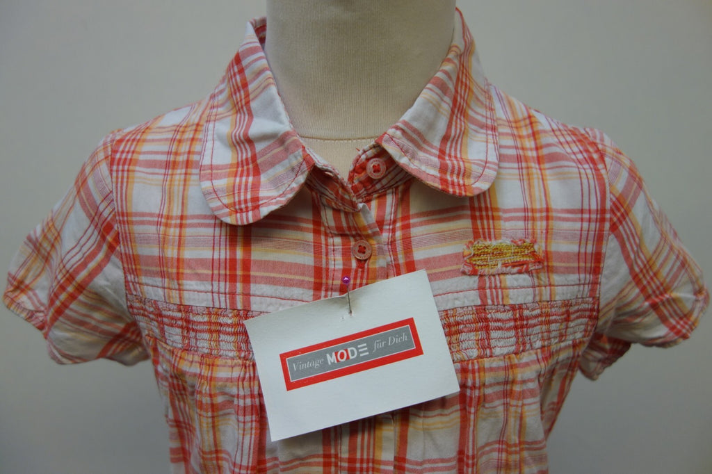 EK2080 Mädchen Bluse von Tom Tailor, kariert,  gr. 116/1221