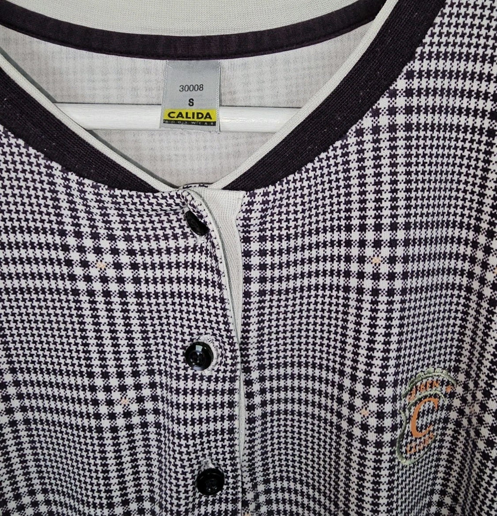 EK9430 Damen Schlafkleid von Calida, lila-weiß, Gr.S1