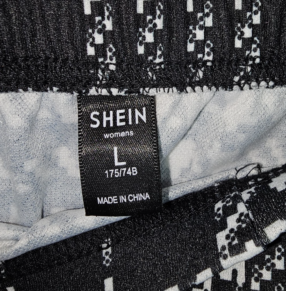 EK7819 Damen Rock von SheIn, schwarz, Gr.L1
