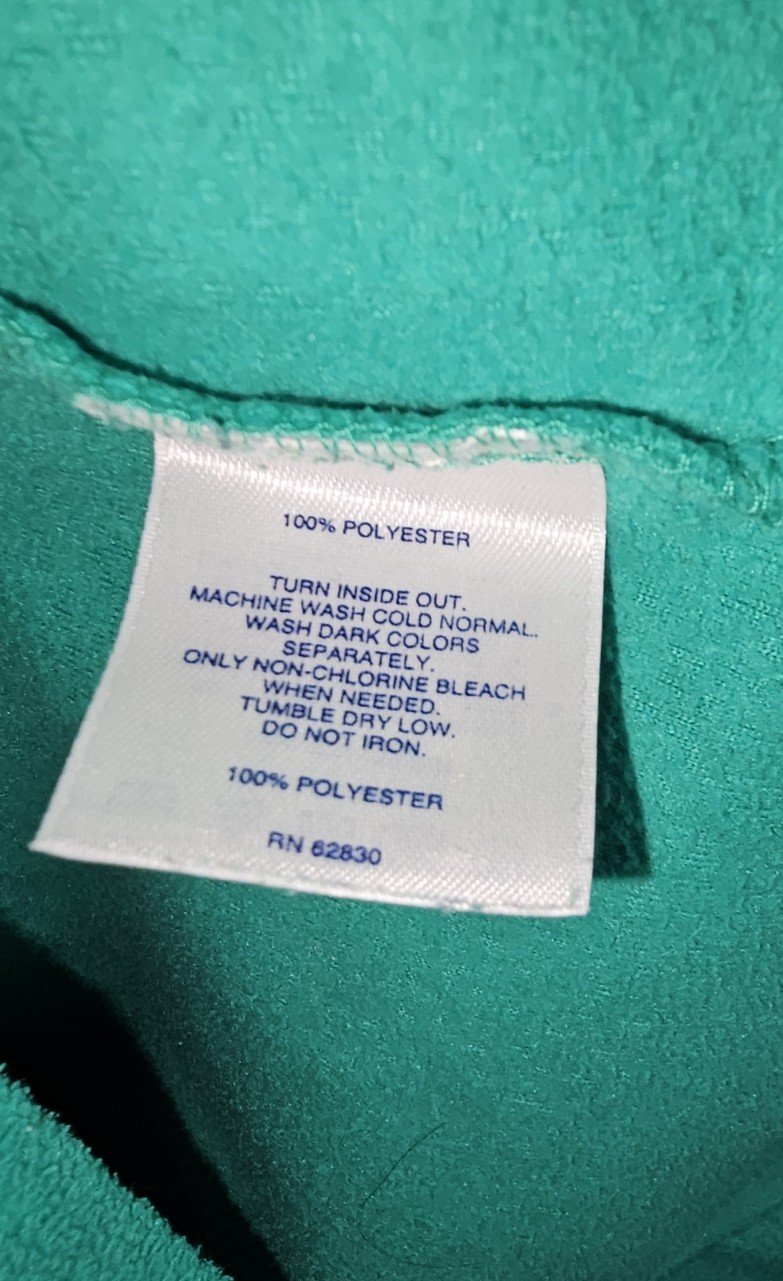 EK7684 Damen Fleece Pullover von Landsend, Grün, Gr. M4