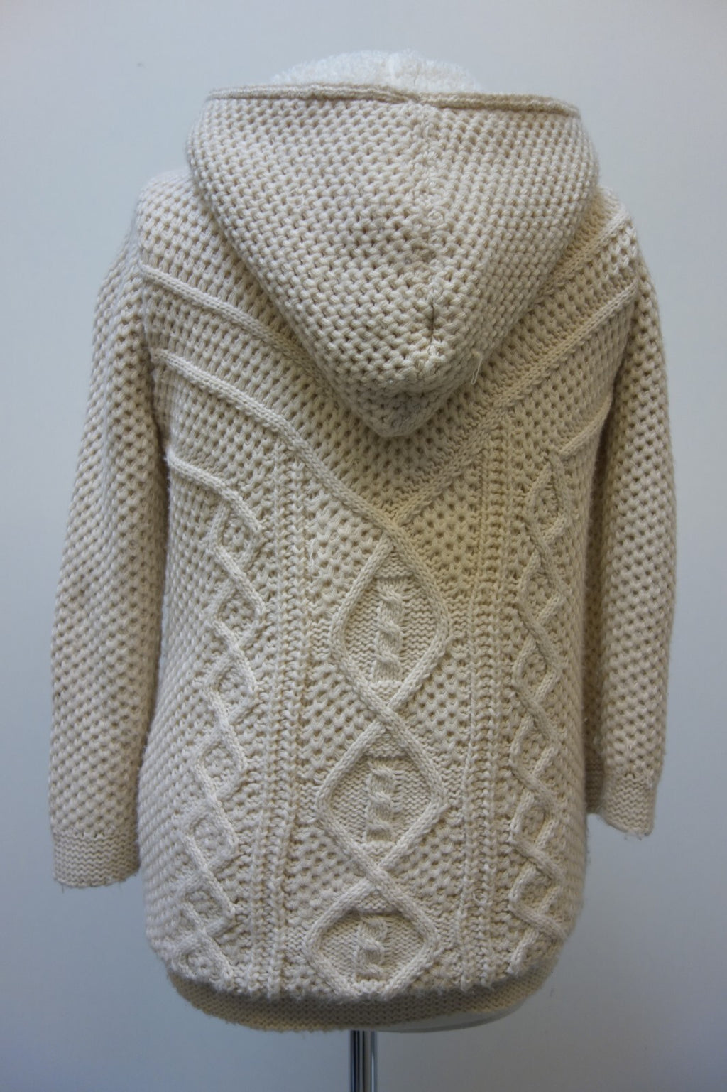 EK2234 Mädchen kuschelige Jacke von Zara, wollweiß, Gr. 1483