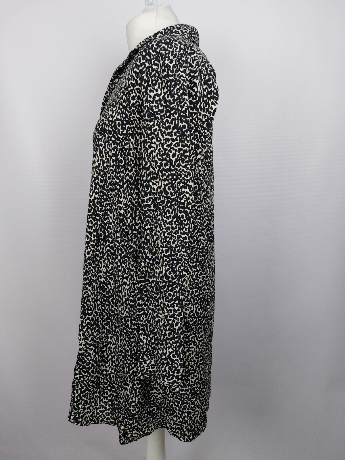 EK4914 Damen Kleid, schwarz/beige, gr. S3