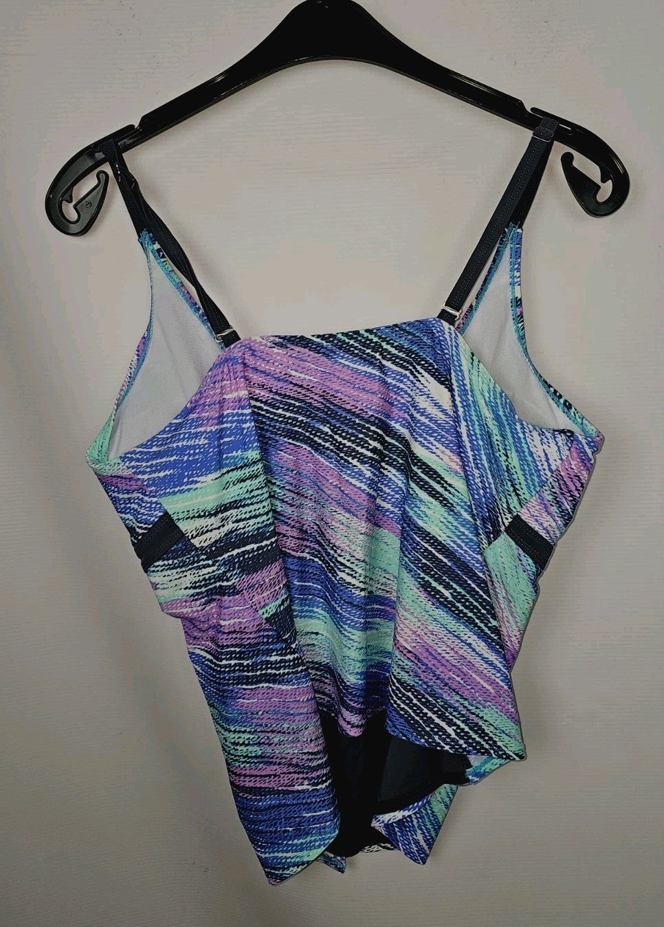EK8533 Damen Tankini set, grau-blau, Gr. L (nach Größentabelle)2