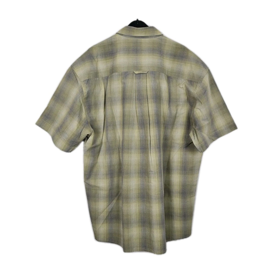 EK10564 Herren Hemd von Cotton Republic, Blau/Grün, Gr. L2