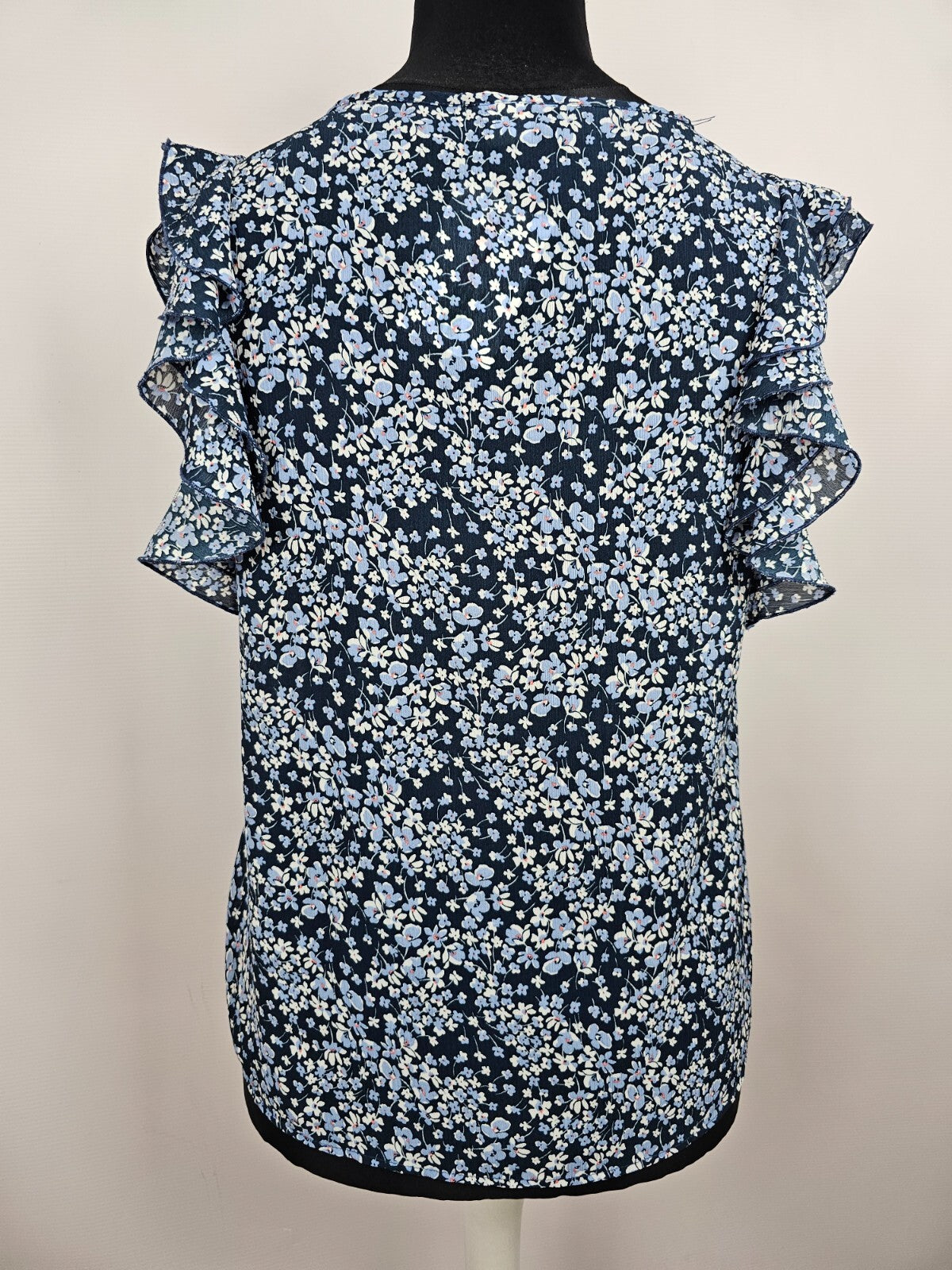 EK5407 Damen Bluse von H&M, blau, Gr.445