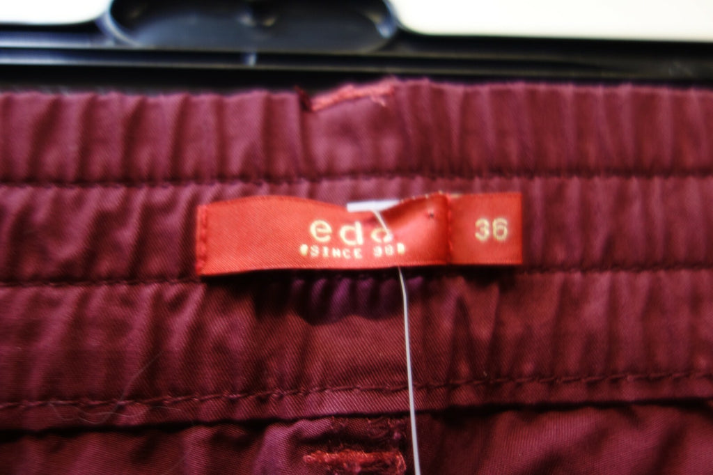 Tolle  Damen Stoffhose von EDC bordaux Gr 36 EK 04372