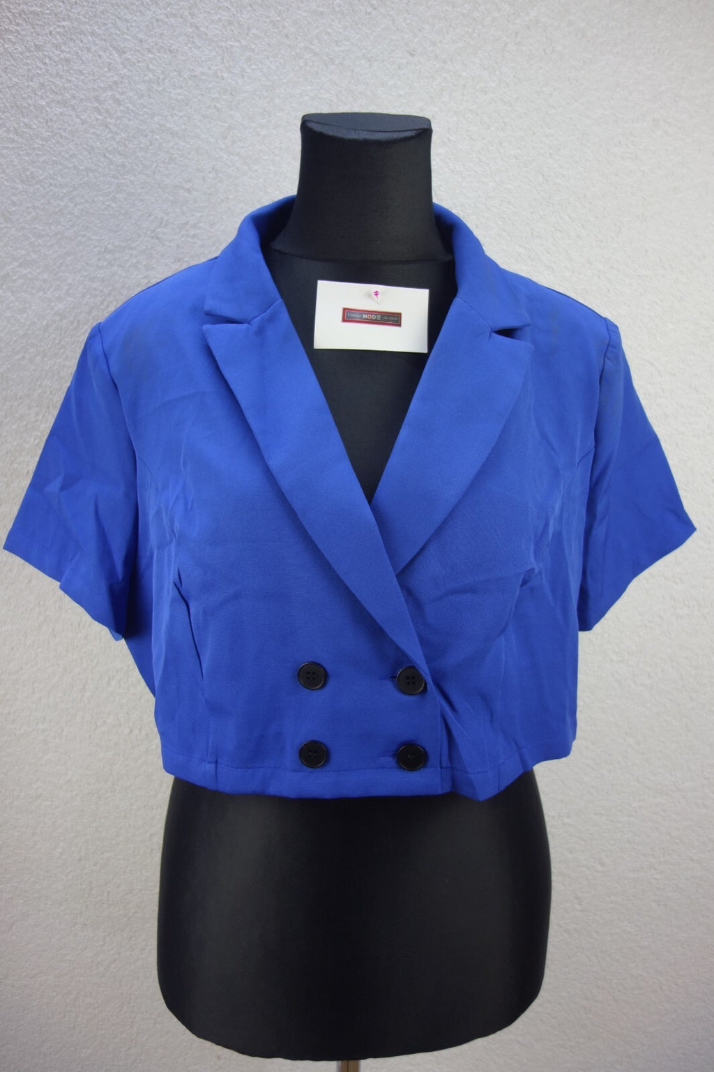 EK3141 Damen Blazer von SheIn, blau, Gr. 2XL0