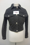 EK2812 Damen Jacke von Bershka, schwarz, Gr. XS0