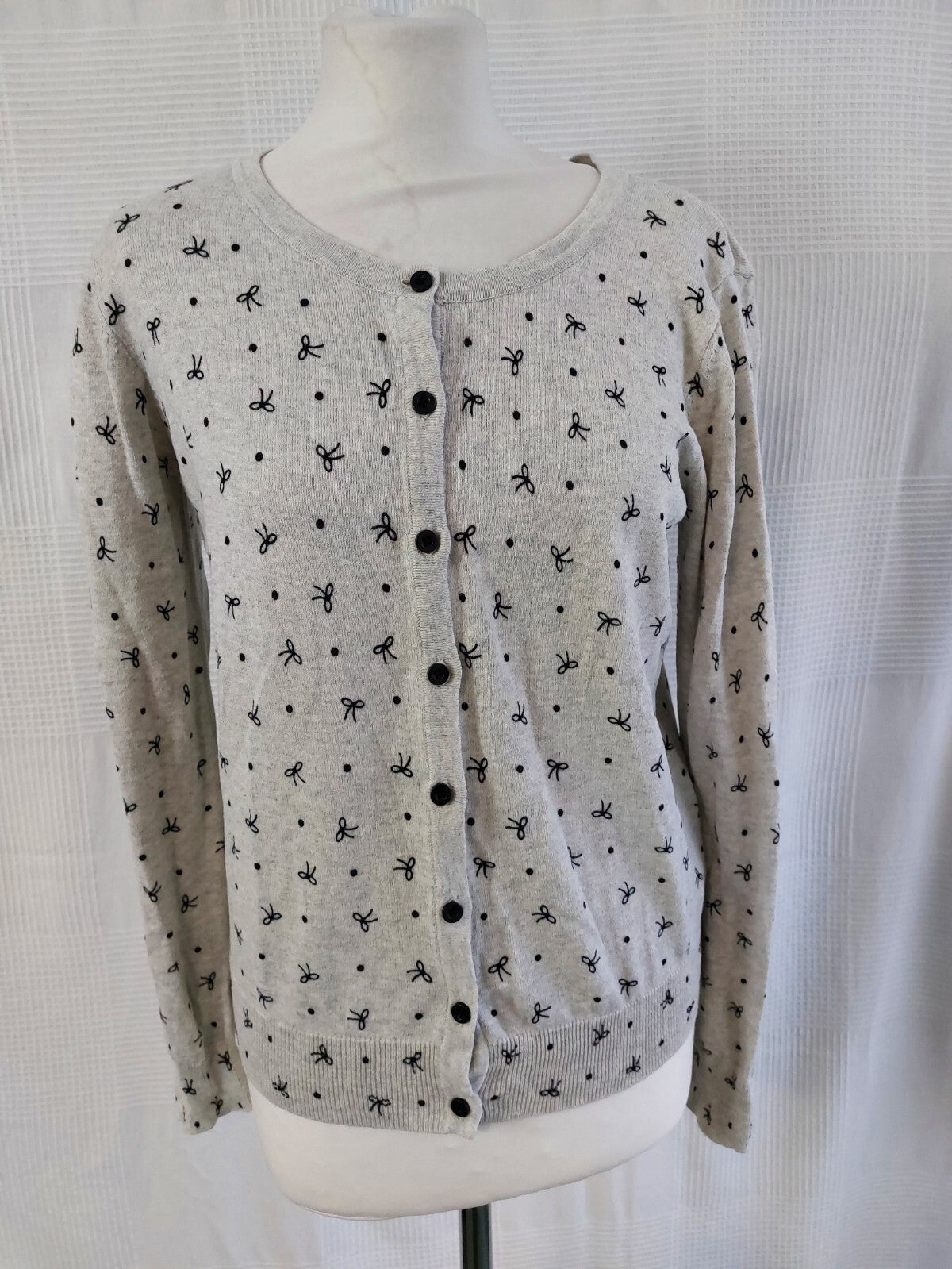EK525 Damen Strickjacke von Atmosphere, grau gemustert, Gr. 420