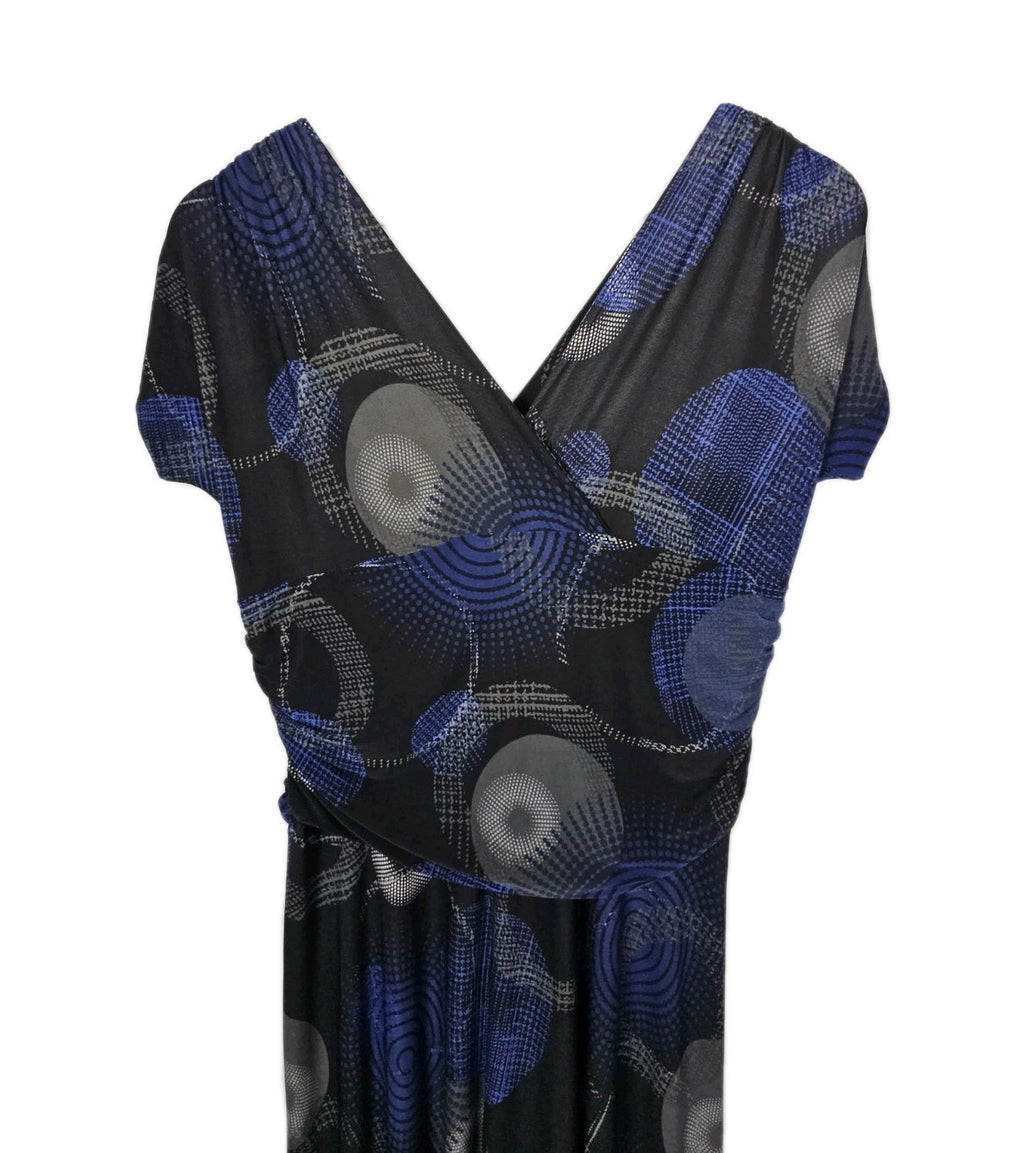 EK9367 Damen Kleid von Timi fei Paris, Dunkelblau, Gr. Ca L1