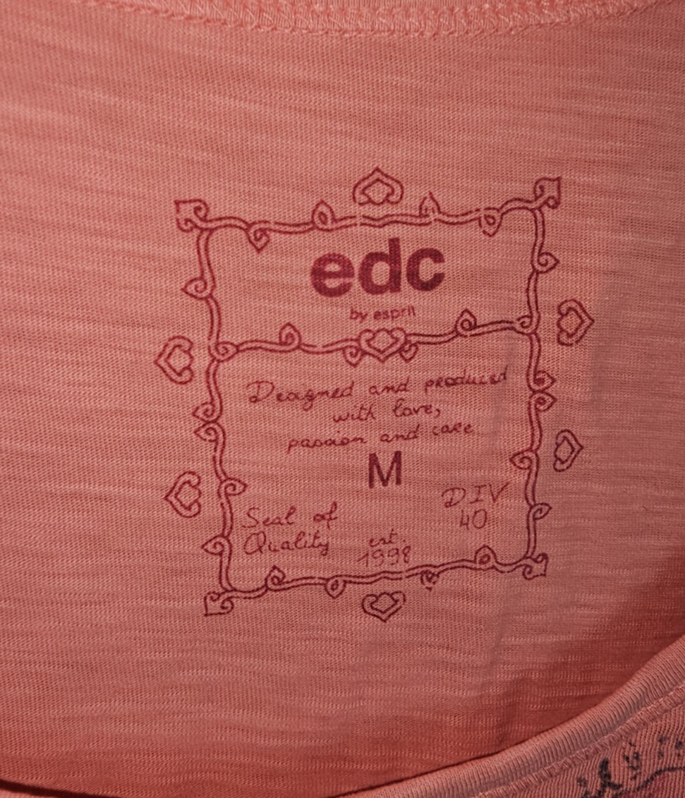 EK7804 Damen Top von EDC, rot, Gr.M3