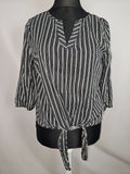 EK6519 Damen Bluse von Yessica, schwarz-weiß, Gr.420