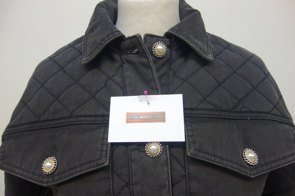 EK2812 Damen Jacke von Bershka, schwarz, Gr. XS1