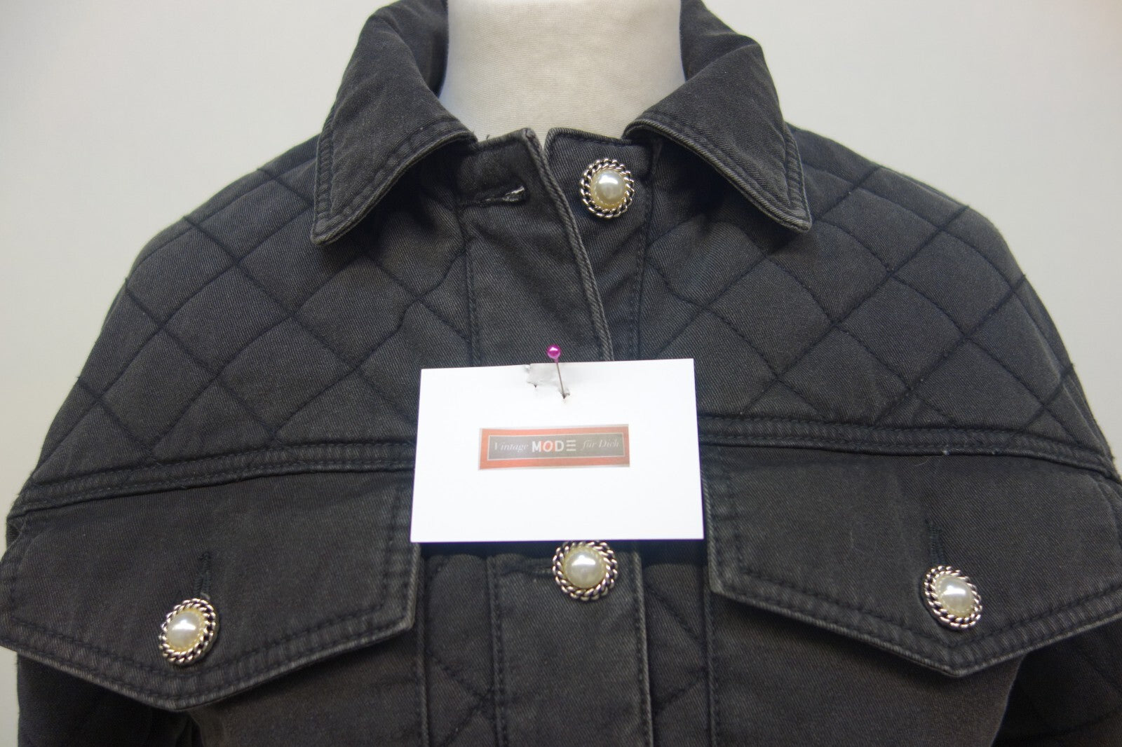 EK2812 Damen Jacke von Bershka, schwarz, Gr. XS1