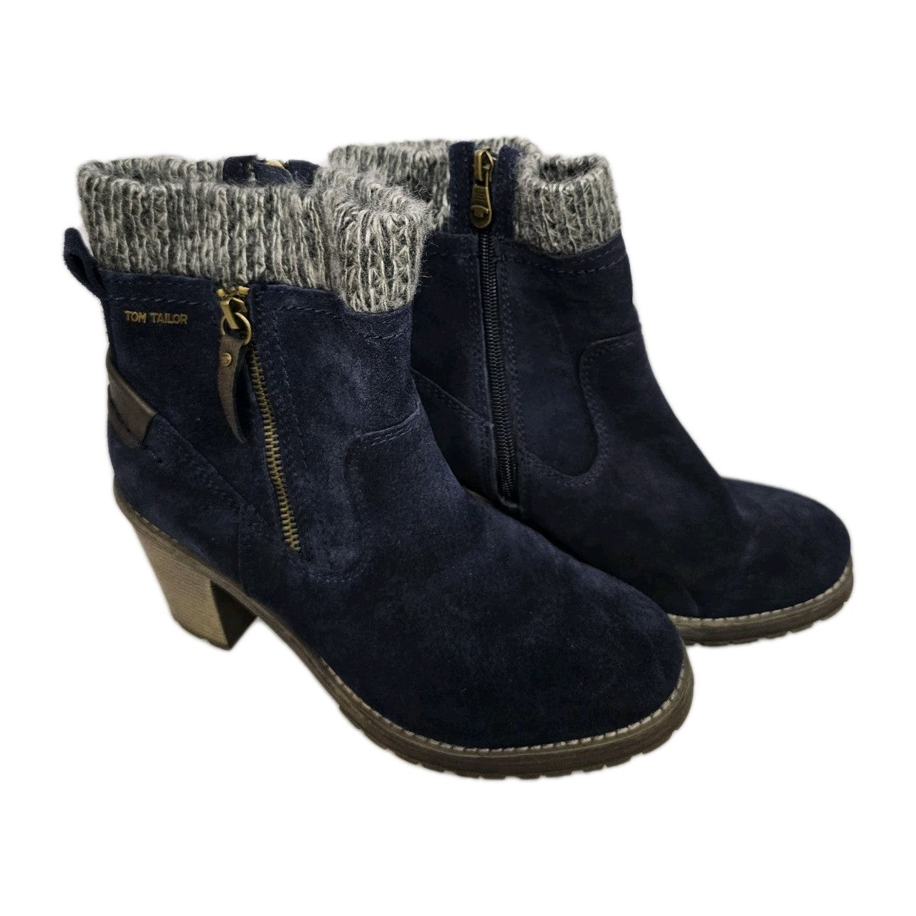 EK791 Damen Stiefelette von Tom Tailor, blau, Gr.410