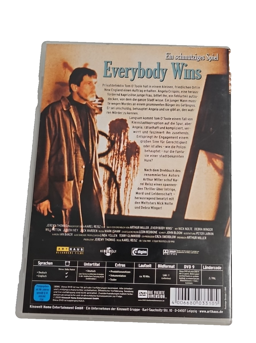 EB2967 Everybody Wins von Karel Reisz | DVD | Zustand sehr gut2