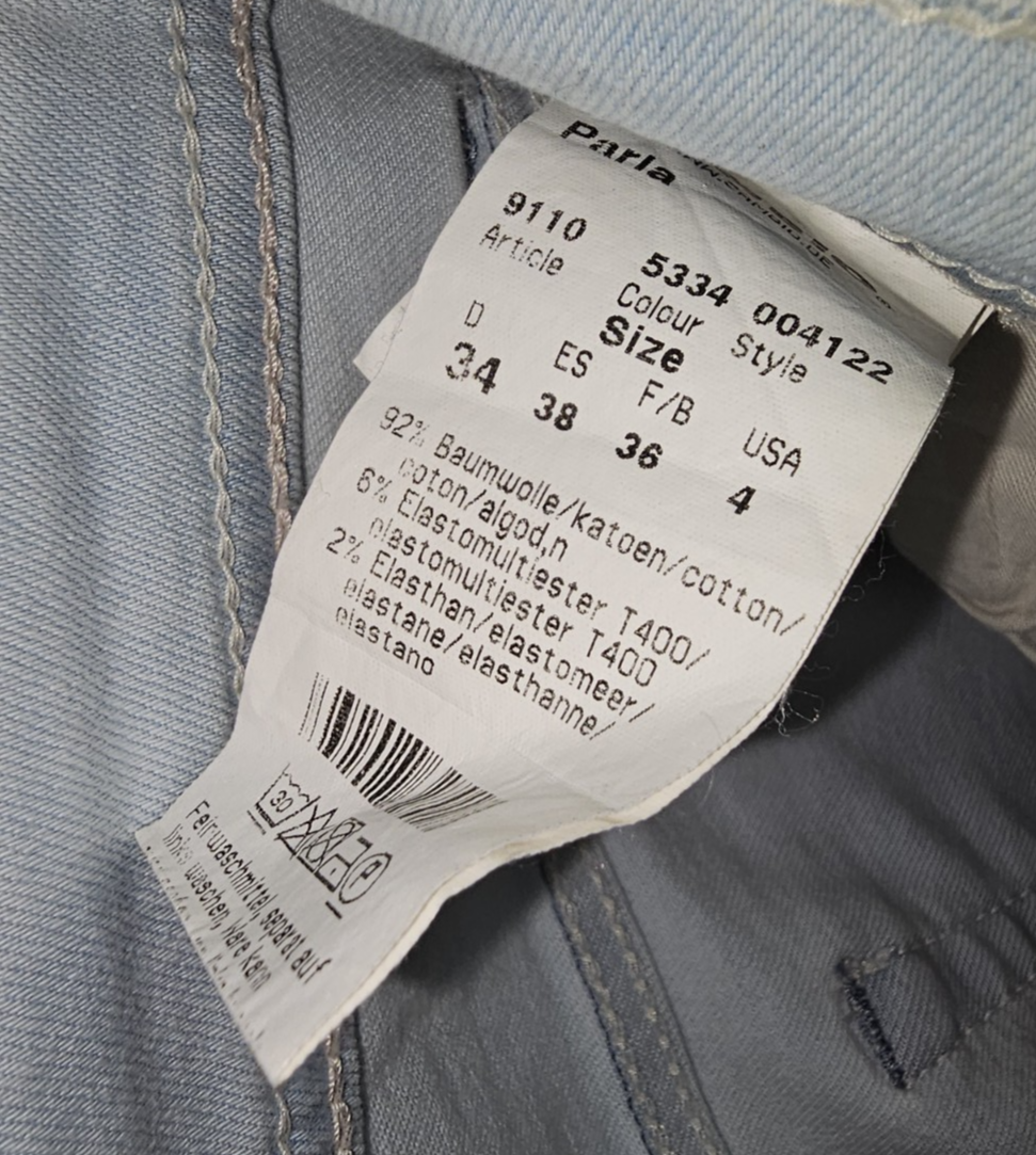 EK8563 Damen Jeans von Cambio Jeans, Hellblau, Gr. 343