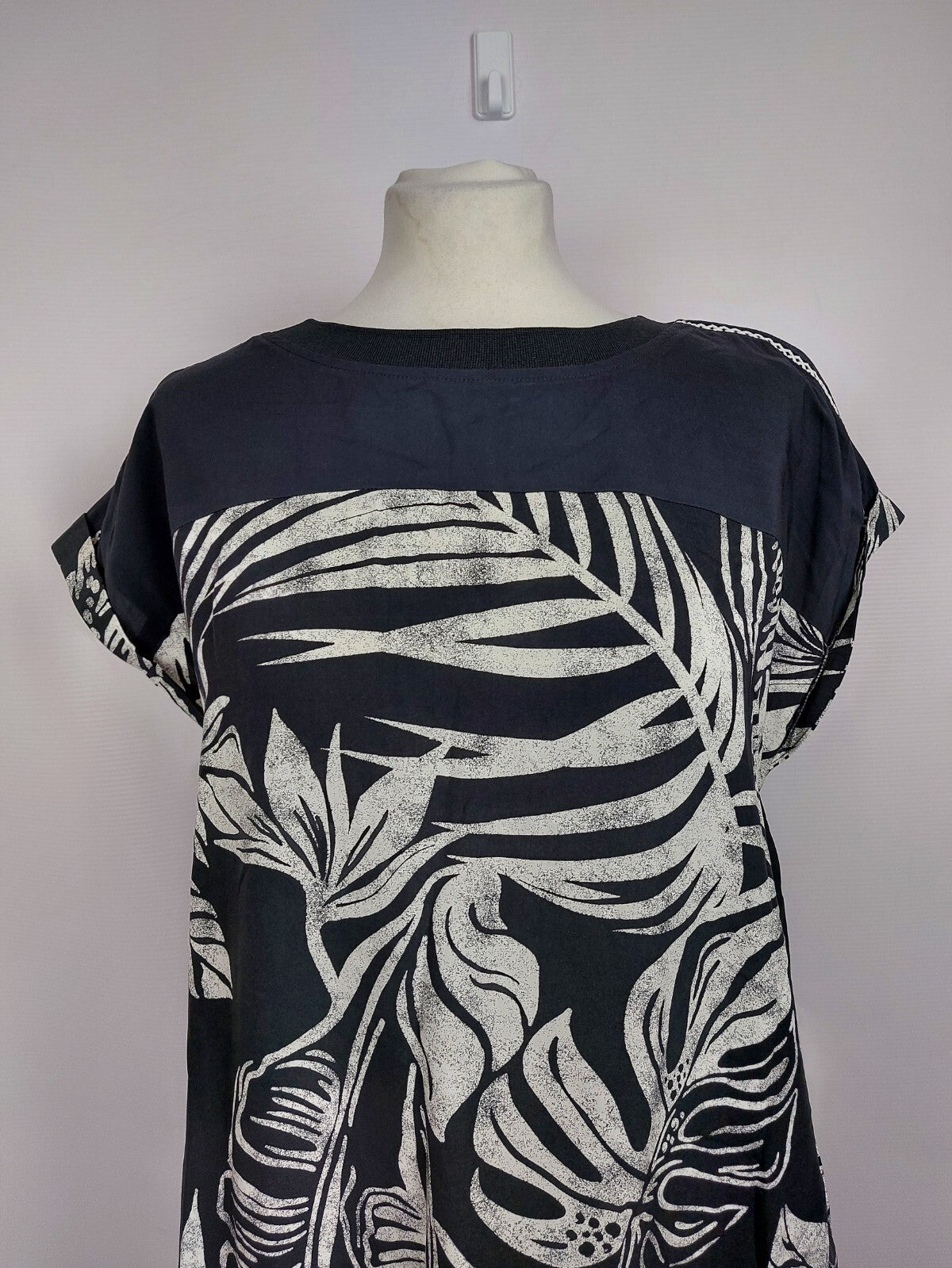 EK0857 Damen Kleid von Cecil, schwarz/weiß, Gr. XS1