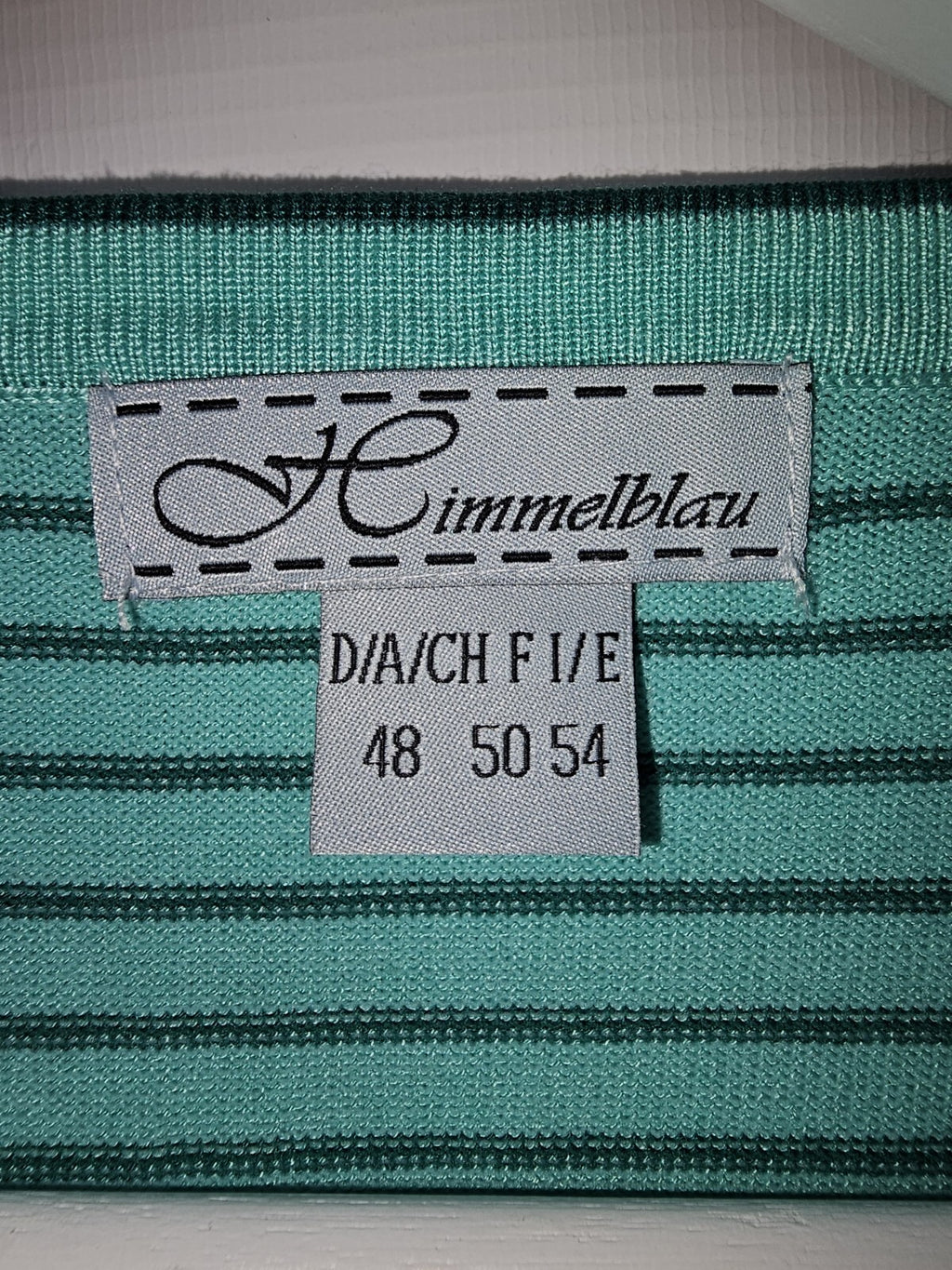 EK6716 Damen Bluse von Himmeblau, Grün, Gr.482