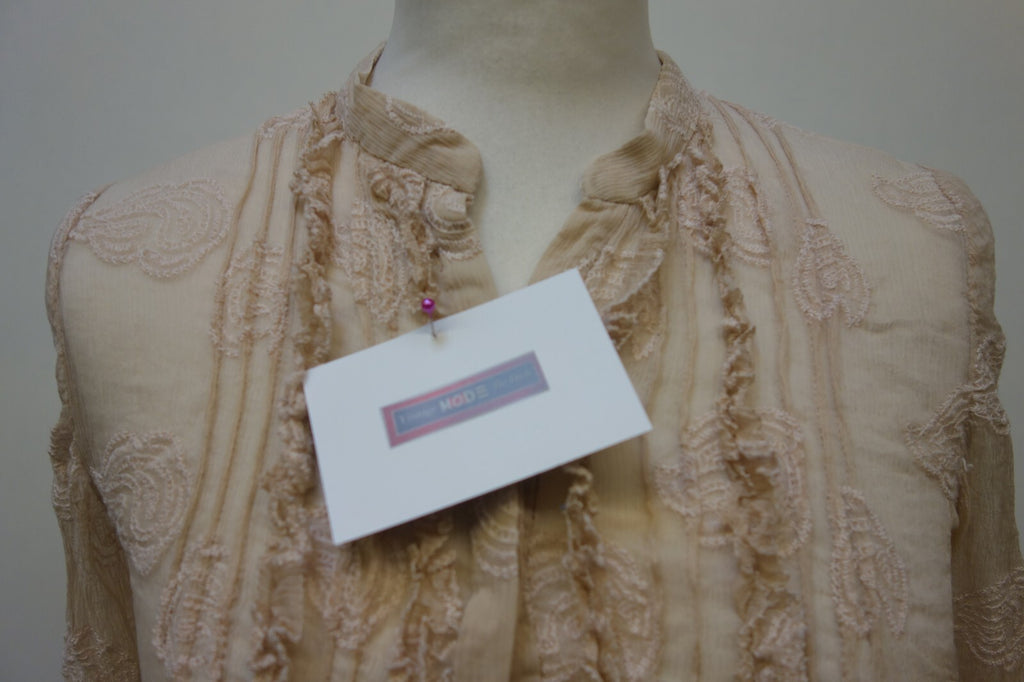 EK2850 Damen Bluse von Style Butler, nude, Gr. XS1